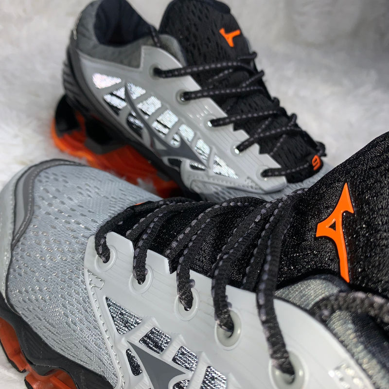 Mizuno Wave Prophecy 9 Gray Orange