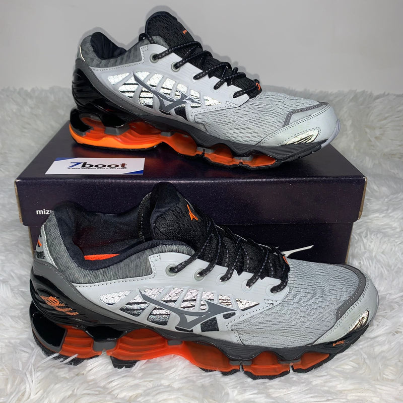 Mizuno Wave Prophecy 9 Gray Orange