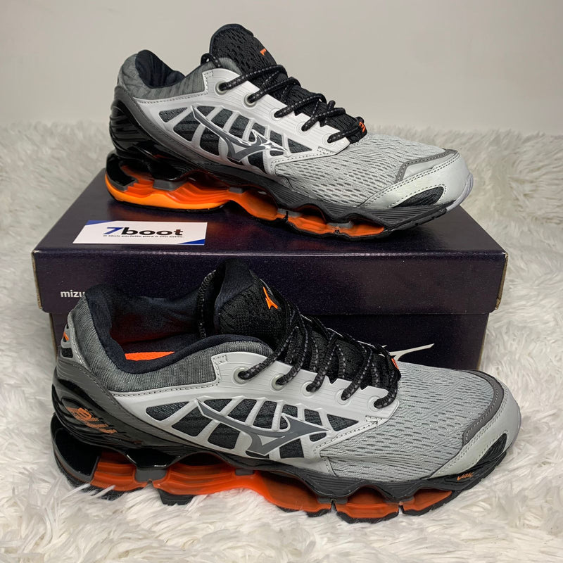 Mizuno Wave Prophecy 9 Gray Orange